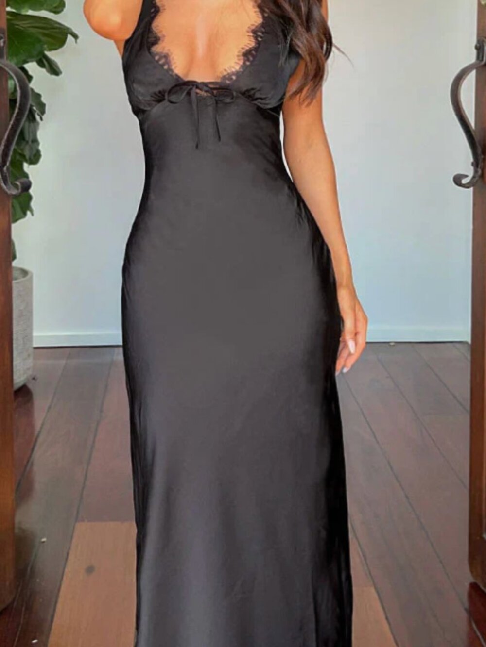 Stacy Black Maxi Dress